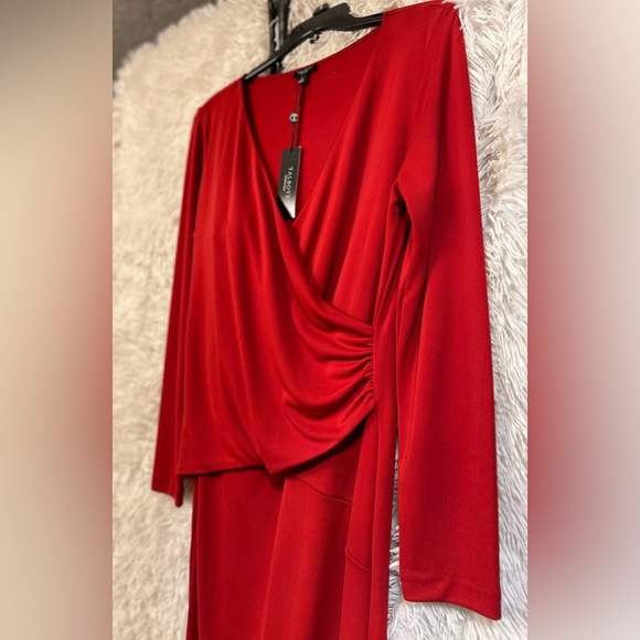 ❤️❣️NWT-TALBOTS BEAUTIFUL RED LONG SLEEVE DRESS SZ S❣️❤️ - Picture 8 of 9